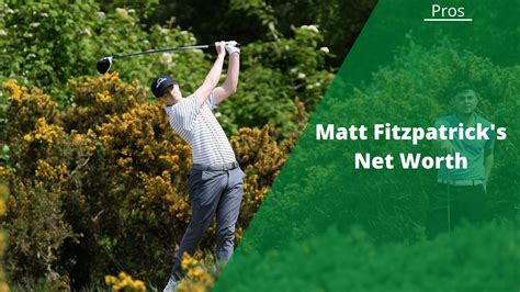 matt fitzpatrick earnings.